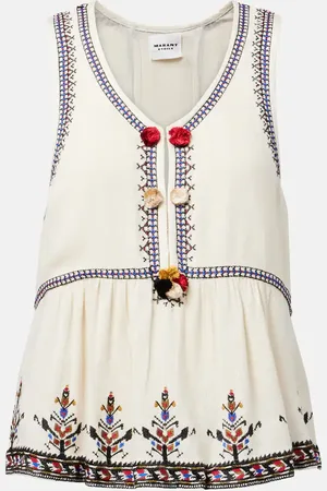 Marant Etoile Top bordado