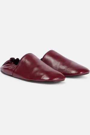 Khaite Slippers Banks de piel