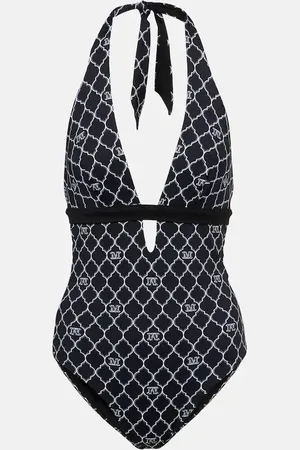 Max Mara Bañador Calenda con escote halter