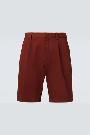 Ermenegildo Zegna Bermudas de algodón y lino