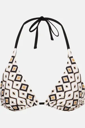 Max Mara Top de bikini Amedea estampado