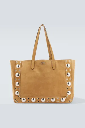 VALENTINO GARAVANI Shopper Nellcôte Large de ante con tachuelas