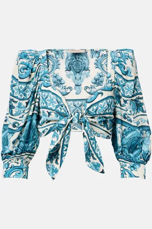 Adriana Degreas Crop top estampado