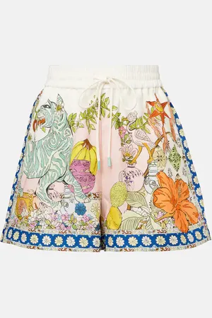 ALÉMAIS Alémais Shorts Hazel de tiro alto estampados