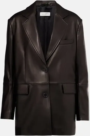 Nour Hammour Blazer Cass de piel