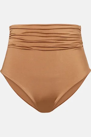 Max Mara Braga de bikini Salli de tiro alto fruncida