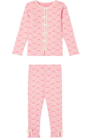 Konges Sløjd Konges Sløjd Set de top y pantalones de algodón adornados