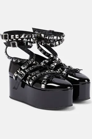 NOIR KEI NINOMIYA X Repetto zapatos planos con plataforma