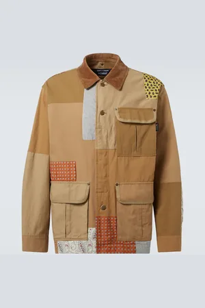 Comme des Garçons Comme des Garçons Homme Chaqueta utilitaria con patchwork