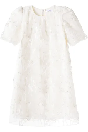 Self-Portrait Vestido de tul con cuentas