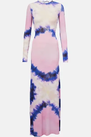 Paco rabanne Vestido largo tie-dye