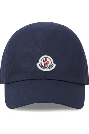 Moncler Bebé - gorra de algodón con logo bordado