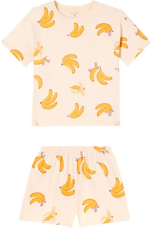 Konges Sløjd Konges Sløjd Set Lin de camiseta y shorts de algodón