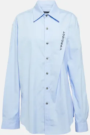 Y / PROJECT Camisa de algodón con logo