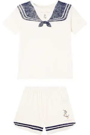 Konges Sløjd Konges Sløjd Set Famo de camiseta y shorts de algodón
