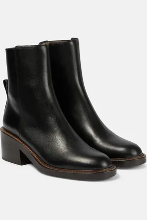 Brunello Cucinelli Botines de piel adornados