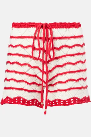 Bananhot Shorts Kim en croché de mezcla de algodón