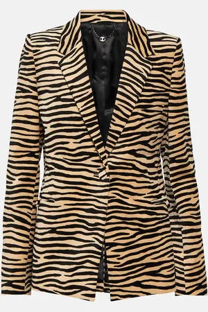 Paco rabanne Blazer de algodón con estampado