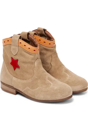PèPè PèPè Botas de ante con apliques