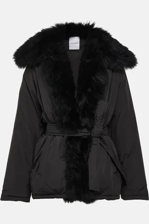 YVES SALOMON Chaqueta de plumas con borrego