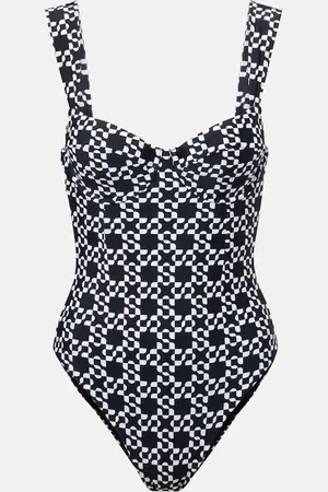 Simkhai Bañador con bustier Lexi estampado