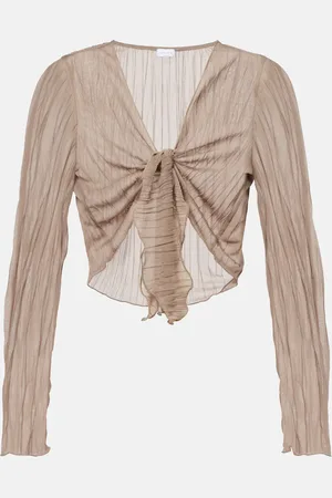 Jade Swim Crop top Dania transparente