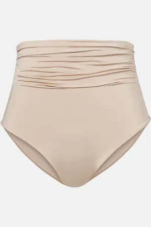 Max Mara Braga de bikini Salli de tiro alto fruncida