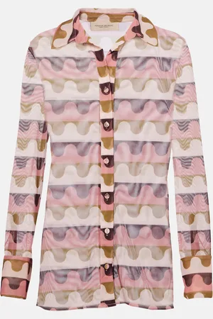 Adriana Degreas Camisa Giardino estampada