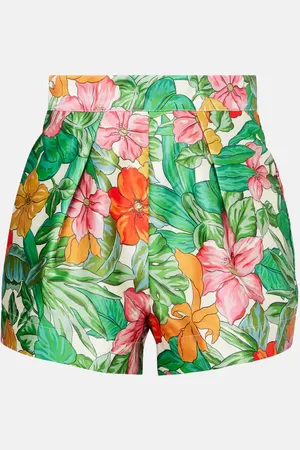ALÉMAIS Alémais Shorts Amelia de tiro alto estampados