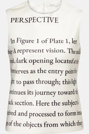 J.W.Anderson Top de duquesa estampado