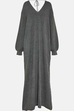 EXTREME CASHMERE Vestido largo N°259 Sheba de mezcla de cachemir