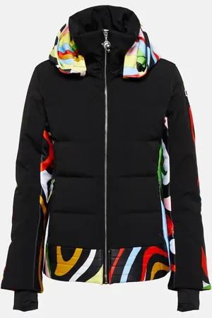 Puccini X Fusalp chaqueta de esquí de plumas estampada