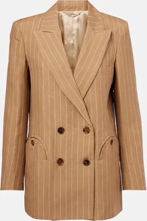 Blazé Milano Blazé Milano Blazer Heretique de lino con raya diplomática