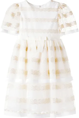 PATACHOU Vestido de tul bordado