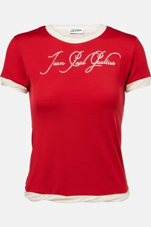 Jean Paul Gaultier Camiseta de jersey estampada