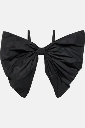 Nina Ricci Top de tafetán con detalle de lazo