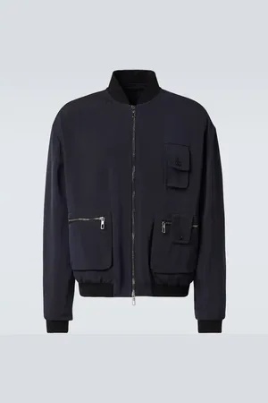 Giorgio Armani Chaqueta bomber de sarga