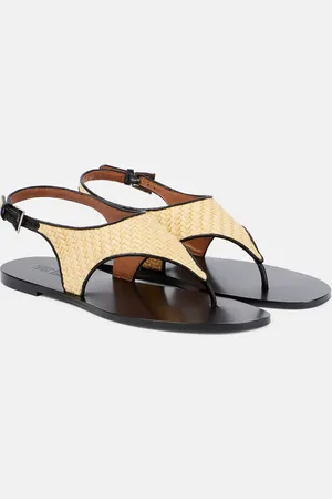 PARIS TEXAS Sandalias Amalfi de efecto rafia
