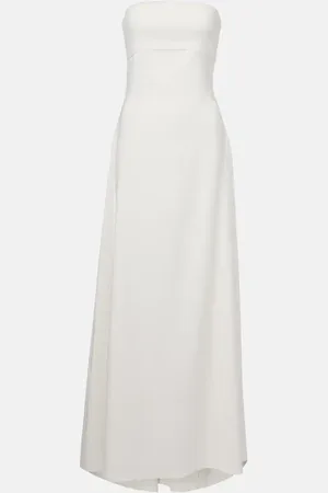 Jacquemus Vestido de fiesta con bustier drapeado