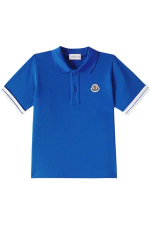 Moncler Polo en piqué de algodón con logo