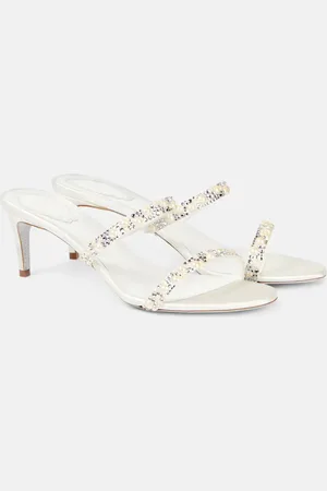 RENE CAOVILLA Sandalias de novia Chandelier 60 de satén