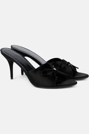 Balenciaga Sandalias Knife Bow 80 de satén