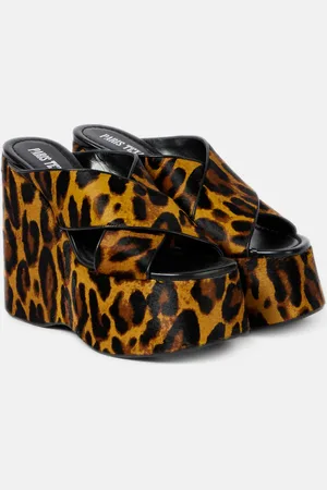 PARIS TEXAS Sandalias con plataforma Mara 135 estampadas
