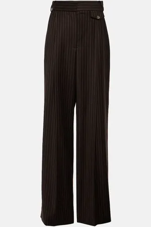 The Mannei Pantalones anchos Jafr de tiro alto