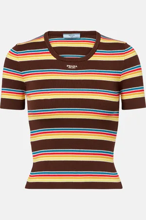 Prada Jersey de algodón a rayas