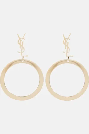 Saint Laurent Pendientes de aro Cassandre