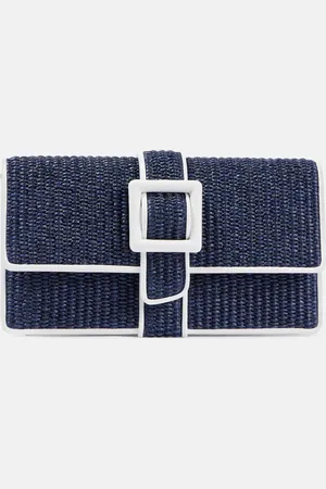 Manolo Blahnik Clutch Maycap de rafia