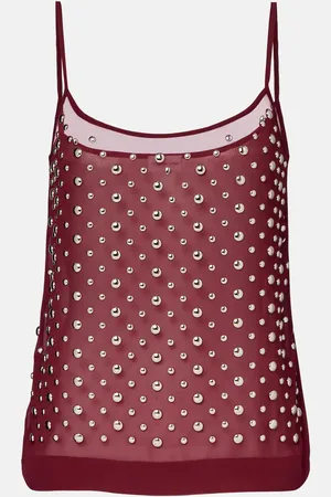 DRIES VAN NOTEN Tank top con tachuelas