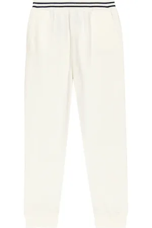 Loro Piana Pantalones Sailor de algodón y seda