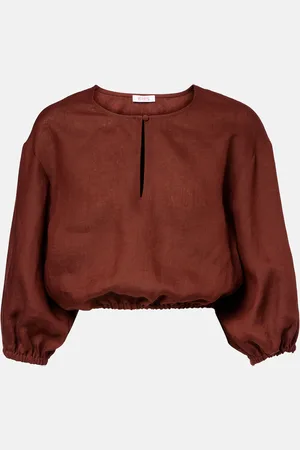 ERES Crop top Gracieux de lino